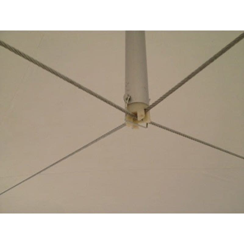 Eagle Bounce 15x15 High Peak Frame Tent Center Cable Tension Point