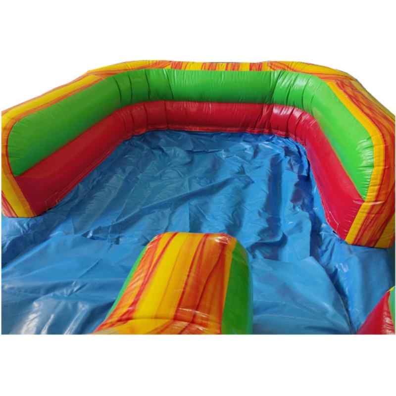 Eagle Bounce 19 FT Volcano Water Slide Pool View