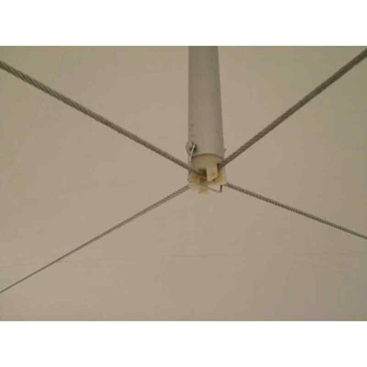 20x30 high peak frame tent cable tension point
