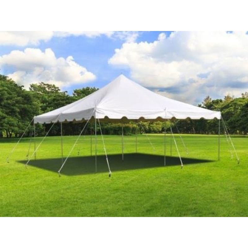 Eagle Bounce 20x30 Weekender Pole Tent Front View on Grass
