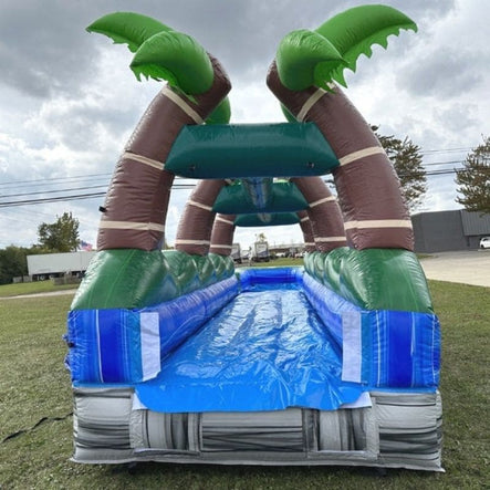 24 FT Dinosaur Inflatable Slip and Slide Close View