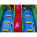 Eagle Bounce 40 FT Turbo Inflatable Rainbow Obstacle Course Dual Ladder to Slide View