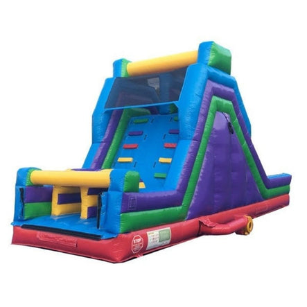 Rainbow Obstacle Course Dual Lane Piece Rear View