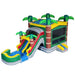 Front Right View of Paradise Combo Wet and Dry Bounce House by Eagle Bounce