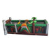Eagle Bounce Jurassic Obstacle Course Side View of 31 FT Size Unit