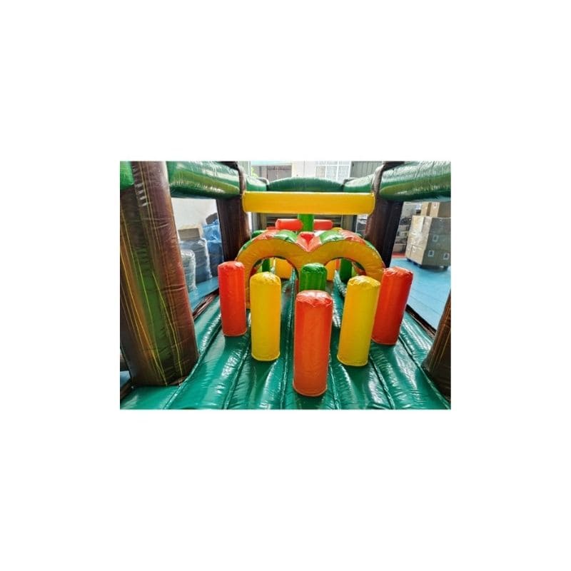 Eagle Bounce Jurassic Obstacle Course Inside Pop Ups View