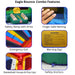 Eagle Bounce Palm Tree Combo Bounce House with Dual Lane Slides Safety Features