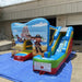 Front Left View of 5 in 1 Pirate Themed Bounce House Combo