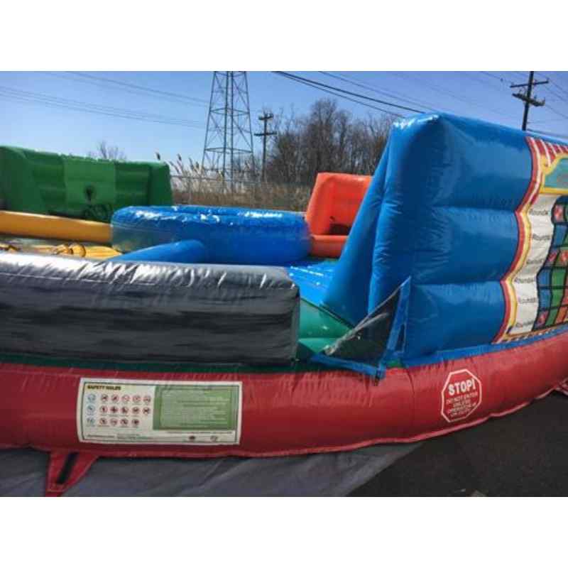 Eagle Bounce 4-Player Inflatable Hippo Game Exit Latch View