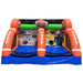 Front View of Eagle Bounce 2-Player Football Inflatable Game on White Background
