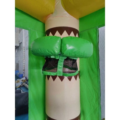 Inside Green Hoop View of Commercial 5 in 1 Palm Tree Combo by Eagle Bounce