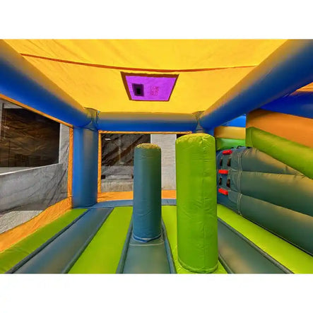 Pirate Combo Bounce House Wet or Dry Inside Features