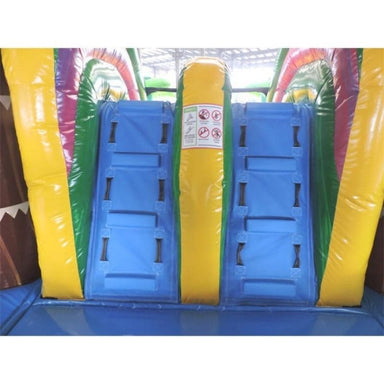 Eagle Bounce Paradise Combo Wet n Dry with Slide Ladder View