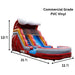 Moonwalk USA 13ft Fire Inflatable Water Slide Wet/Dry Dimensions and Commercial Vinyl Specifications