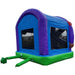 Moonwalk USA 14x14 Ferris Wheel Bounce House Rear Right View with Blower Attached on White Background