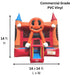 Moonwalk USA 14x14 Happy Face Bounce House Dimensions and Commercial Grade Vinyl Specifications