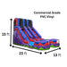 Moonwalk USA 15ft Dual Lane Purple Inflatable Water Slide Wet/Dry Dimensions and Commercial Grade Vinyl