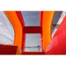 Moonwalk USA 16ft Rainbow Inflatable Water Slide Wet/Dry Top of Slide Mesh Roofing