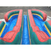 Moonwalk USA 18ft Dual Lane Fire Inflatable Water Slide Wet/Dry Dual Slide Pool View