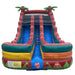 Moonwalk USA 18ft Dual Lane Fire Inflatable Water Slide Wet/Dry Front View