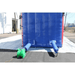 Moonwalk USA 18ft Red Double Dip Inflatable Water Slide Wet/Dry Blower Rear View with Tarp
