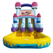 Moonwalk USA 19ft Dual Lane Ice Cream Water Slide with Removable Pool Front View