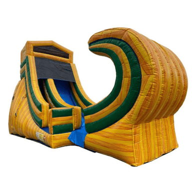 Moonwalk USA 19ft Fiesta Rapid Inflatable Water Slide Wet/Dry Front Right View