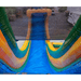 Moonwalk USA 19ft Fiesta Rapid Inflatable Water Slide Wet/Dry Slide View to Ramp