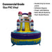 Moonwalk USA 19ft Ice Cream Inflatable Water Slide Wet/Dry Commercial Grade and Construction Details