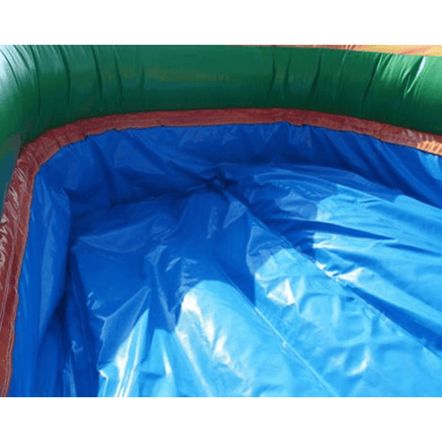 Moonwalk USA 19ft Palm Tree Inflatable Water Slide W-281 pool construction detail