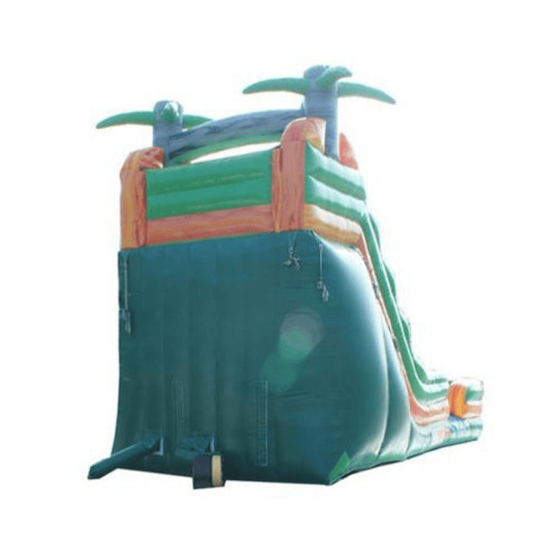 Moonwalk USA 19ft Palm Tree Inflatable Water Slide Wet/Dry Rear View