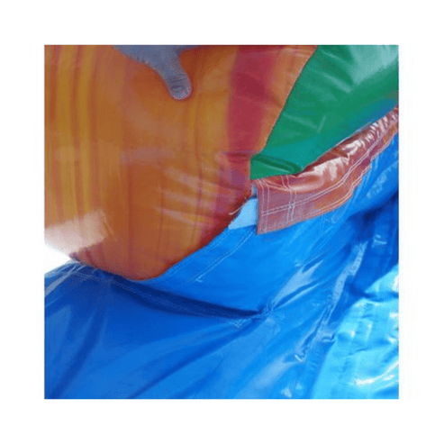 Moonwalk USA 19ft Palm Tree Inflatable Water Slide W-281 close up material view