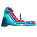Moonwalk USA 19ft Pink and Blue Wave Inflatable Water Slide Side View