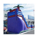 Moonwalk USA 19ft Purple Inflatable Water Slide Wet/Dry Rear Right View with Blower Attached
