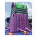 Moonwalk USA 19ft Rapid Inflatable Water Slide Wet/Dry Rear View with Blower Attached