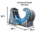 Moonwalk USA 19ft Rock Mountain Inflatable Water Slide Wet/Dry Dimensions and Commercial Grade Vinyl Specifications