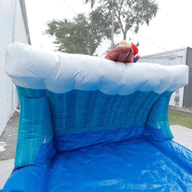 Moonwalk USA 19ft Tiki Inflatable Water Slide Wet/Dry Wave Design View