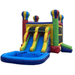 Moonwalk USA 2-Lane Balloon Combo Bounce House Side View
