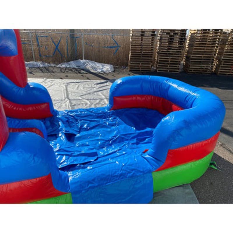 Moonwalk USA 2-Lane Ferris Wheel Combo Bounce House Wet/Dry Pool View