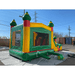 Moonwalk USA 2-Lane Fiesta Combo Bounce House Wet/Dry Rear View with Blower Attached