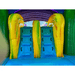 Moonwalk USA 2-Lane Green Combo Bounce House Dual Ladder to Slide