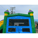 Moonwalk USA 2-Lane Green Combo Bounce House Wet/Dry Front Modular Panel View