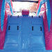 Moonwalk USA 2-Lane Life Is Good Combo Bounce House Wet/Dry Dual Ladder to Slide View