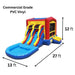 Moonwalk USA 2-Lane Module Combo Bounce House Dimensions and Commercial Grade Vinyl Specifications