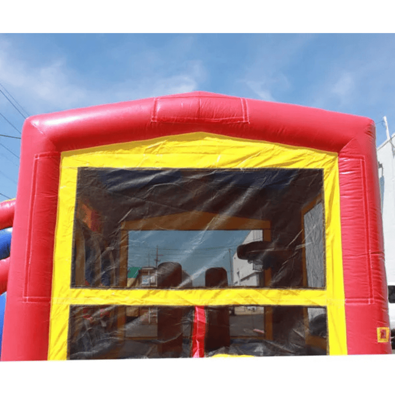 Moonwalk USA 2-Lane Module Combo Bounce House Front Panel View