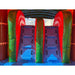 Moonwalk USA 2-Lane Palm Tree Combo Bounce House Wet/Dry Dual Ladder View to Slides