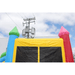 Moonwalk USA 2-Lane Rainbow Castle Combo Bounce House Top Panel View