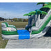 Moonwalk USA 2-Lane T-Rex Combo Bounce House Wet/Dry Pool View with Tarp