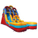 Moonwalk USA 20ft Dual Lane Sunrise Inflatable Water Slide Wet/Dry Front Right View