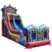 Moonwalk USA 21ft Carnival Inflatable Water Slide Wet/Dry Front Right View